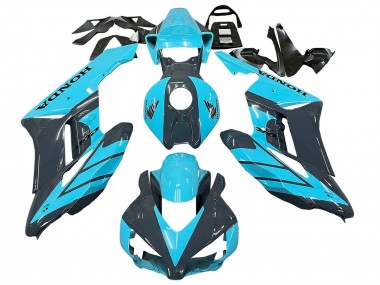 Compra Carenados Moto Honda CBR1000RR 2004-2005 - Azul Claro Negro Brillante