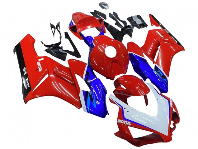 Compra Carenados Moto Honda CBR1000RR 2004-2005 - Rojo Azul Blanco Negro Motul