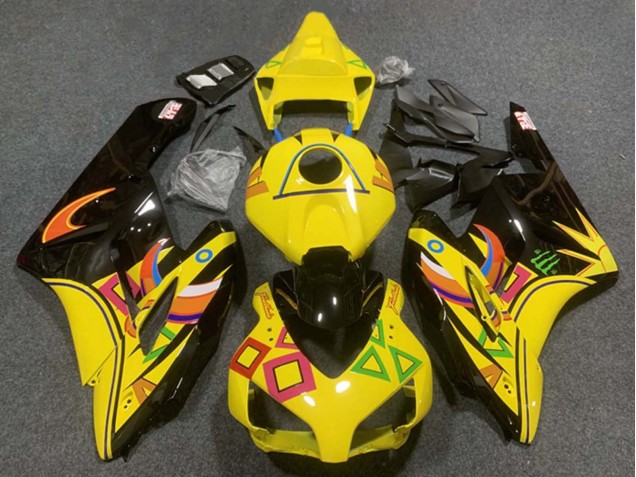 Compra Carenados Moto Honda CBR1000RR 2004-2005 - Amarillo Negro Brillante Naranja