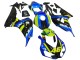 Compra Carenados Moto Honda CBR1000RR 2006-2007 - Azul Fluorescent Verde Negro Brillante Tiburón 46
