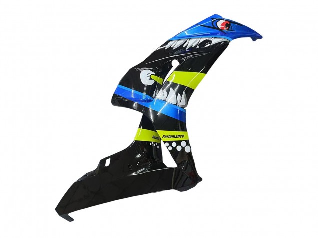 Compra Carenados Moto Honda CBR1000RR 2006-2007 - Azul Fluorescent Verde Negro Brillante Tiburón 46