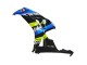 Compra Carenados Moto Honda CBR1000RR 2006-2007 - Azul Fluorescent Verde Negro Brillante Tiburón 46