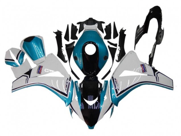 Compra Carenados Moto Honda CBR1000RR 2008-2011 - Blanco Azul Negro Brillante