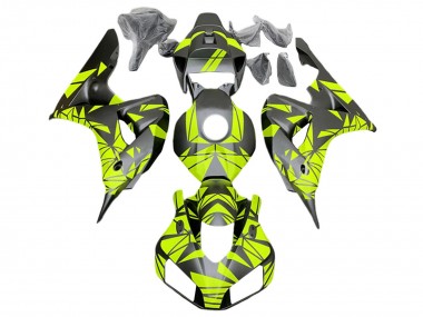 Compra Carenados Moto Honda CBR1000RR 2006-2007 - Fluorescent Verde Negro Mate