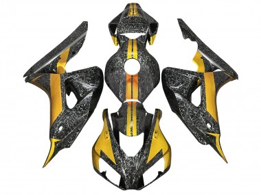 Compra Carenados Moto Honda CBR1000RR 2006-2007 - Oro Negro Falsificado FibraCarbono
