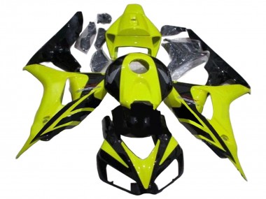 Compra Carenados Moto Honda CBR1000RR 2006-2007 - Verde Negro Brillante Geométrico
