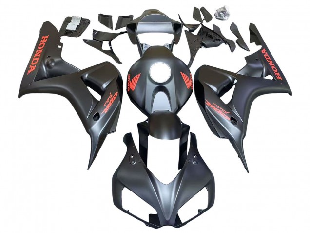 Compra Carenados Moto Honda CBR1000RR 2006-2007 - Negro Mate Rojo Calcomanías