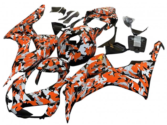 Compra Carenados Moto Honda CBR1000RR 2006-2007 - Negro Naranja Plata Camouflage