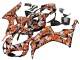 Compra Carenados Moto Honda CBR1000RR 2006-2007 - Negro Naranja Plata Camouflage