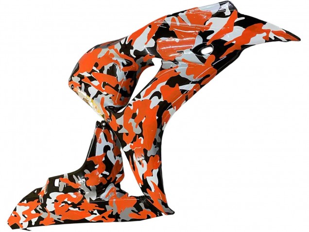 Compra Carenados Moto Honda CBR1000RR 2006-2007 - Negro Naranja Plata Camouflage