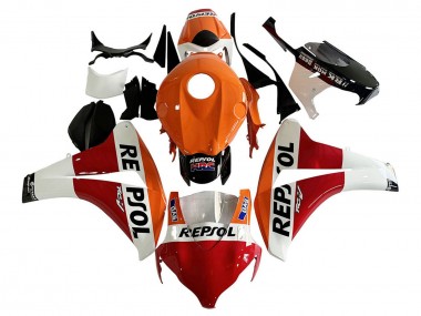 Compra Carenado Moto Honda CBR1000RR 2008-2011 - Naranja Blanco Rojo Negro Brillante Repsol HRC