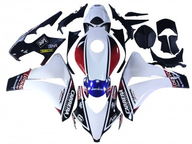 Compra Carenados Moto Honda CBR1000RR 2008-2011 - Blanco Rojo Azul Negro Estrella Lee Carrera