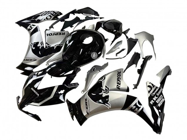 Compra Carenados Moto Honda CBR1000RR 2012-2016 - Plata Negro Brillante Repsol Rojo Bull