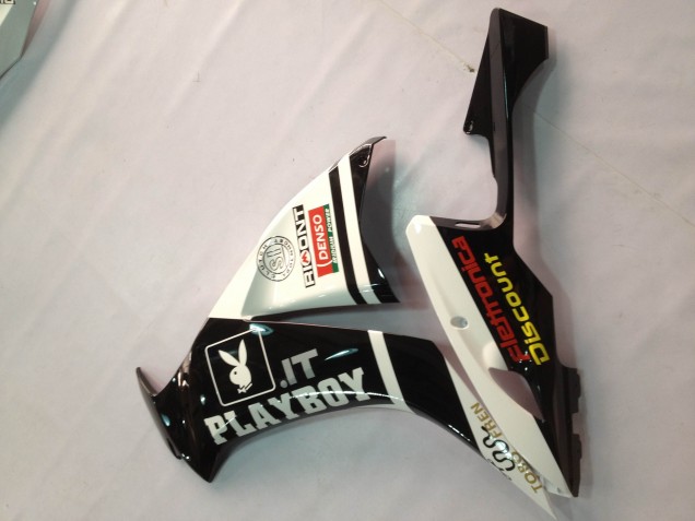 Compra Carenados Moto Honda CBR1000RR 2012-2016 - Blanco Negro Brillante Rizoma Playboy