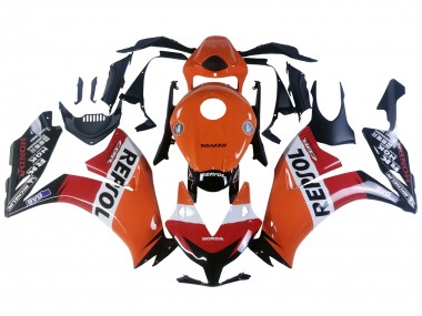 Compra Carenados Moto Honda CBR1000RR 2012-2016 - Naranja Blanco Rojo Repsol