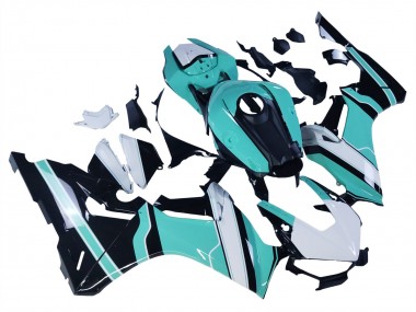Compra Carenados Moto Honda CBR1000RR 2017-2023 - Blanco Azul Claro Negro Brillante