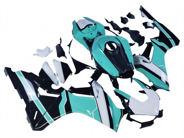 Compra Carenados Moto Honda CBR1000RR 2017-2023 - Blanco Azul Claro Negro Brillante