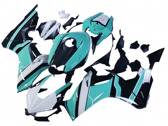 Compra Carenados Moto Honda CBR1000RR 2017-2023 - Blanco Azul Claro Negro Brillante
