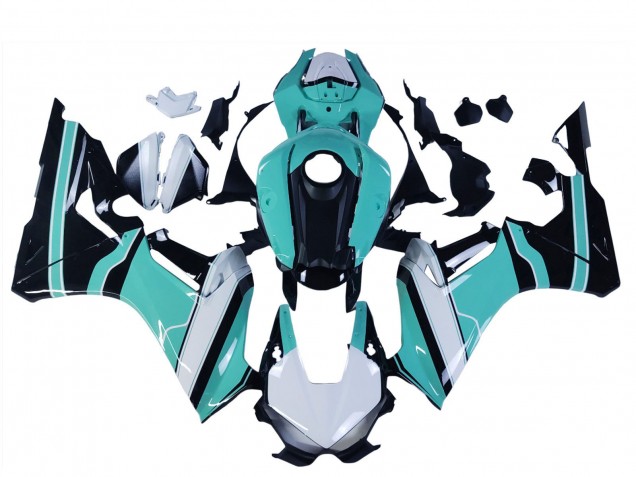 Compra Carenados Moto Honda CBR1000RR 2017-2023 - Blanco Azul Claro Negro Brillante