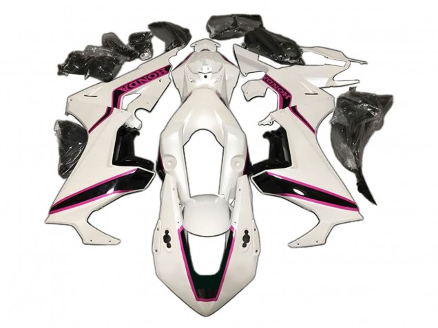 Compra Carenado Moto Honda CBR1000RR 2017-2023 - Blanco Rosa Negro Brillante