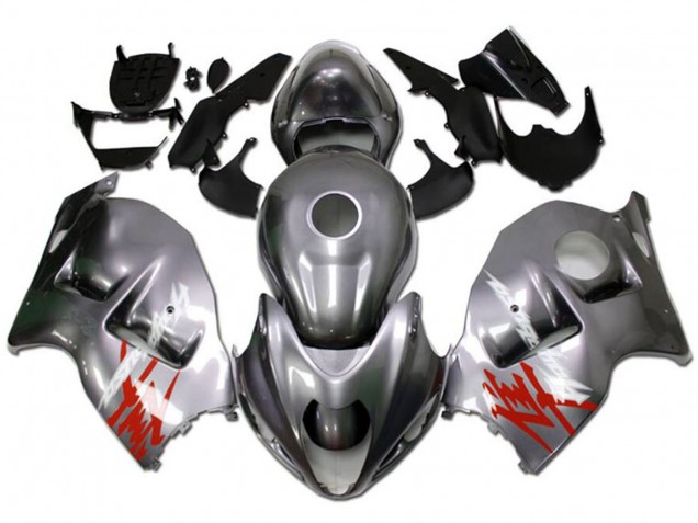 Compra Carenados Moto Suzuki GSXR 1300 Hayabusa 1996-2007 - Plata Rojo Blanco Calcomanía