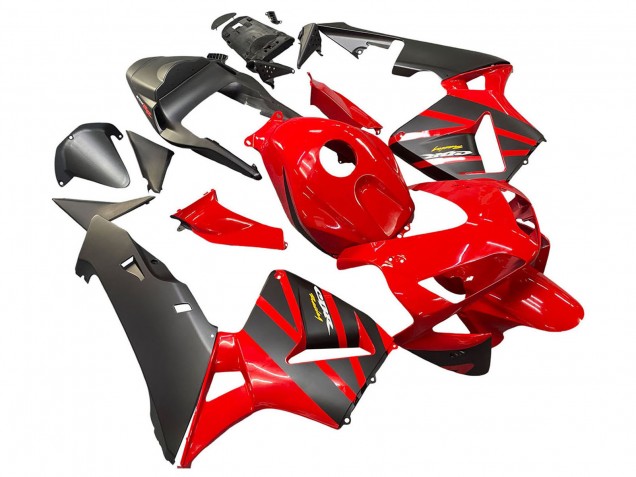 Compra Carenados Moto Honda CBR600RR 2003-2004 - Rojo Negro Mate Carrera