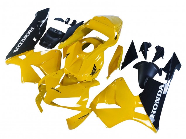 Compra Carenados Moto Honda CBR600RR 2003-2004 - Amarillo Negro Brillante