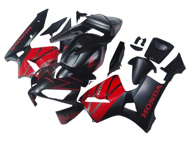 Compra Carenados Moto Honda CBR600RR 2003-2004 - Rojo Negro Brillante Negro Mate
