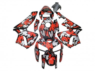 Compra Carenados Moto Honda CBR600RR 2005-2006 - Negro Rojo Gris Camouflage