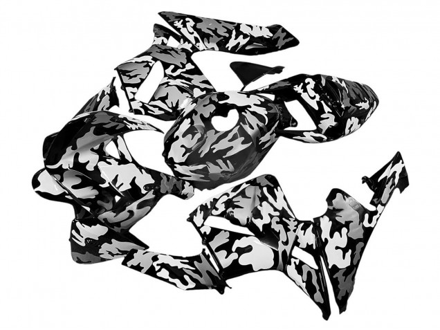 Compra Carenados Moto Honda CBR600RR 2005-2006 - Negro Blanco Gris Camouflage