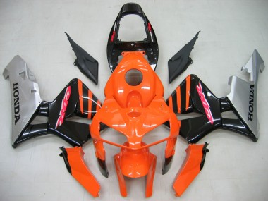 Compra Carenados Moto Honda CBR600RR 2005-2006 - Naranja Negro Plata