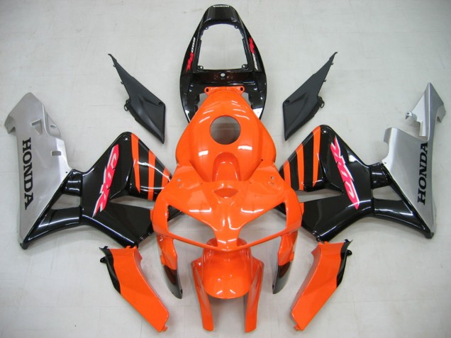 Compra Carenados Moto Honda CBR600RR 2005-2006 - Naranja Negro Plata