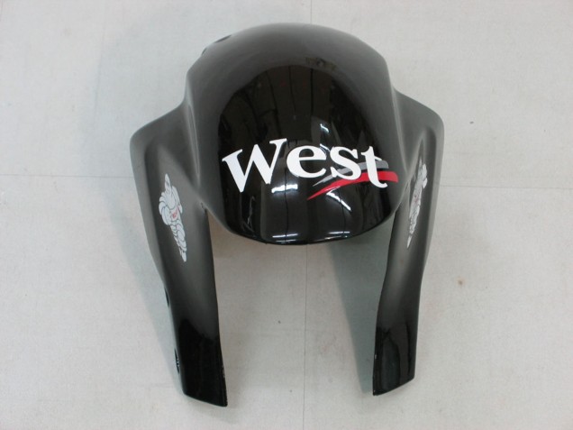 Compra Carenados Moto Honda CBR600RR 2005-2006 - Negro Brillante Blanco West