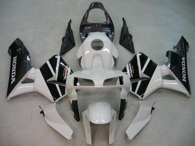 Compra Carenados Moto Honda CBR600RR 2005-2006 - Negro Blanco Carrera