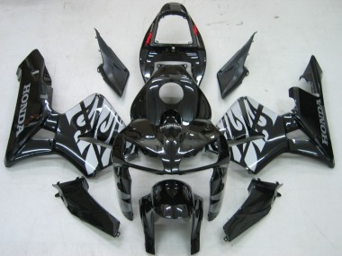 Compra Carenados Moto Honda CBR600RR 2005-2006 - Negro Brillante Gris Llama