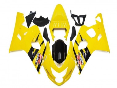 Compra Carenados Moto Suzuki GSXR 600/750 2004-2005 - Amarillo Negro Brillante