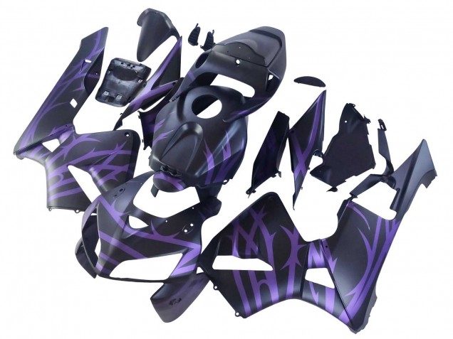 Compra Carenados Moto Honda CBR600RR 2005-2006 - Negro Mate Púrpura
