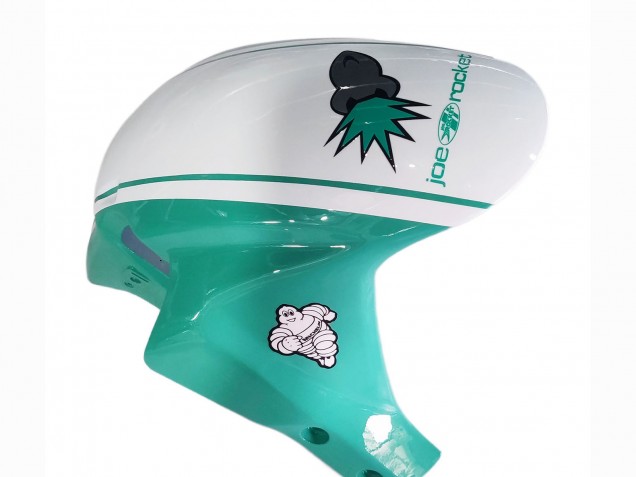 Compra Carenados Moto Honda CBR600RR 2005-2006 - Verde Claro Blanco Negro Brillante Joe Rocket