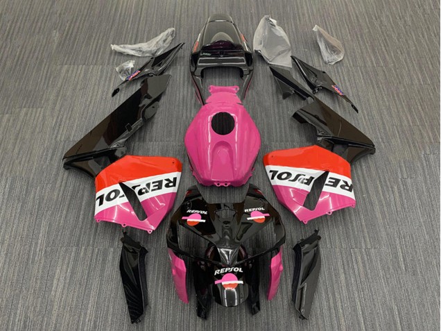 Compra Carenados Moto Honda CBR600RR 2005-2006 - Rosa Rojo Negro Repsol