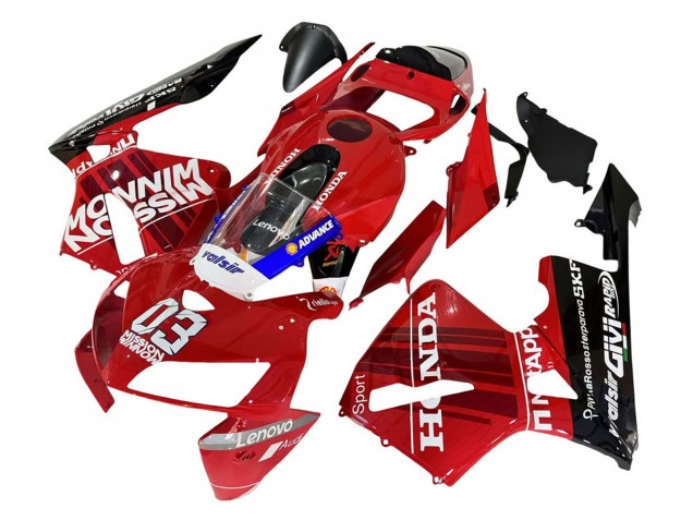 Compra Carenados Moto Honda CBR600RR 2005-2006 - Rojo Negro Valsir 03