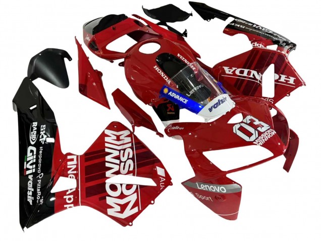 Compra Carenados Moto Honda CBR600RR 2005-2006 - Rojo Negro Valsir 03