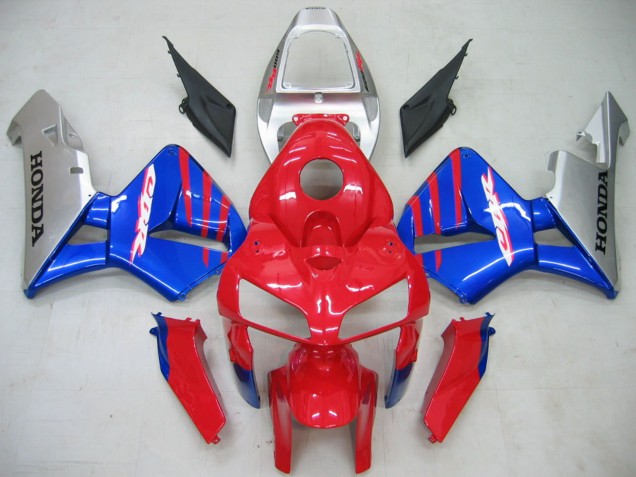 Compra Carenados Moto Honda CBR600RR 2005-2006 - Rojo Azul Plata
