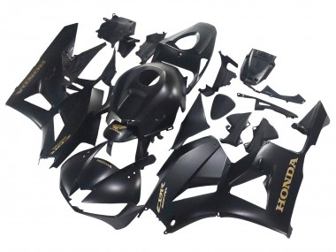 Compra Carenados Moto Honda CBR600RR 2013-2023 - Negro Mate Oro Calcomanías