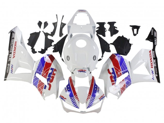 Compra Carenado Moto Honda CBR600RR 2013-2023 - Blanco Rojo Azul HRC