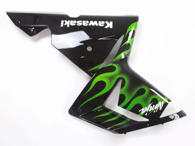 Compra Carenados Moto Kawasaki ZX10R 2004-2005 - Negro Verde Llama Ninja