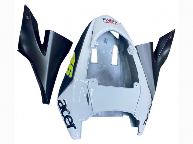 Compra Carenados Moto Kawasaki ZX10R 2004-2005 - Azul Brillante Blanco Fiat Motul