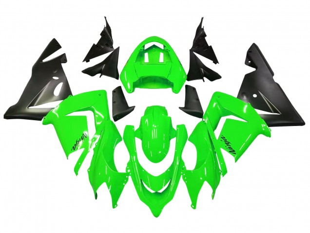 Compra Carenados Moto Kawasaki ZX10R 2004-2005 - Verde Negro Ninja