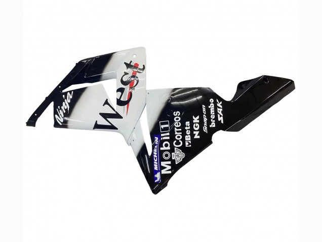Compra Carenados Moto Kawasaki ZX10R 2004-2005 - Blanco Negro West Ninja