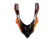 Compra Carenados Moto Kawasaki ZX10R 2004-2005 - Burnt Naranja Negro Monstruo Elf