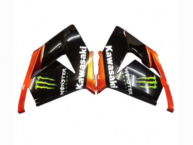 Compra Carenados Moto Kawasaki ZX10R 2004-2005 - Burnt Naranja Negro Monstruo Elf